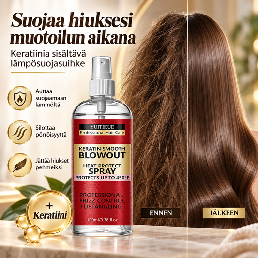 Silkara™ HeatShield – Lämpösuojasuihke